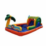 Aluguel do Brinquedo Inflável Aquático Dual Splash Slide em São Paulo SP - Corujinha Feliz